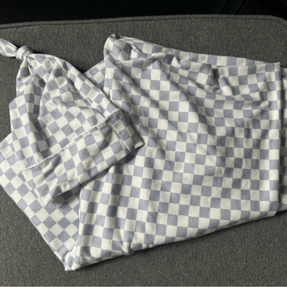 Swaddle and matching hat